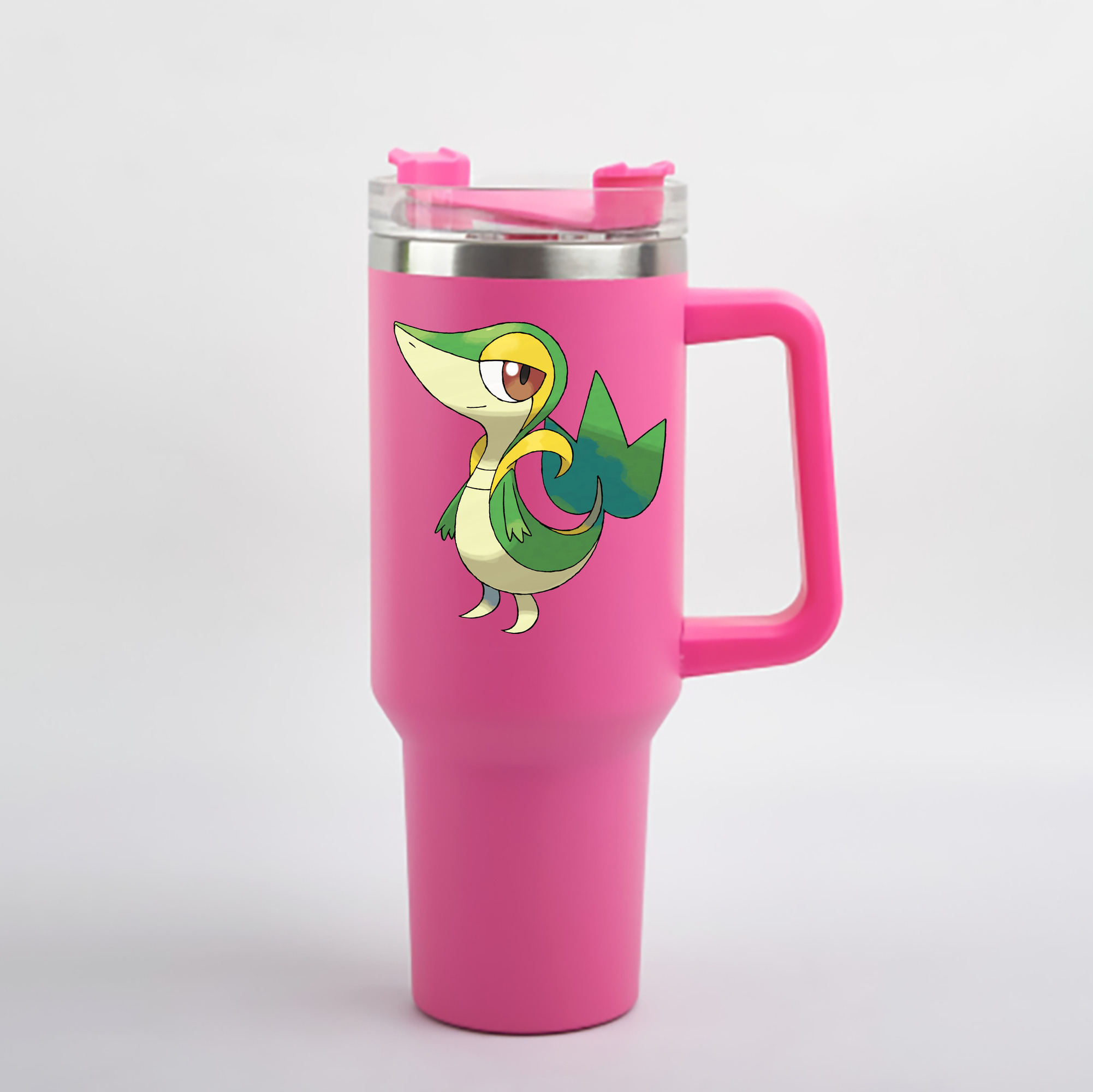 （画像用） ポケットモンスター Pokémon 1200mL車用タンブラー - クリスタルステッカー（プラスチックストロー付き）